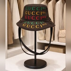 New Gucci Multicolor Logo Men's Hag